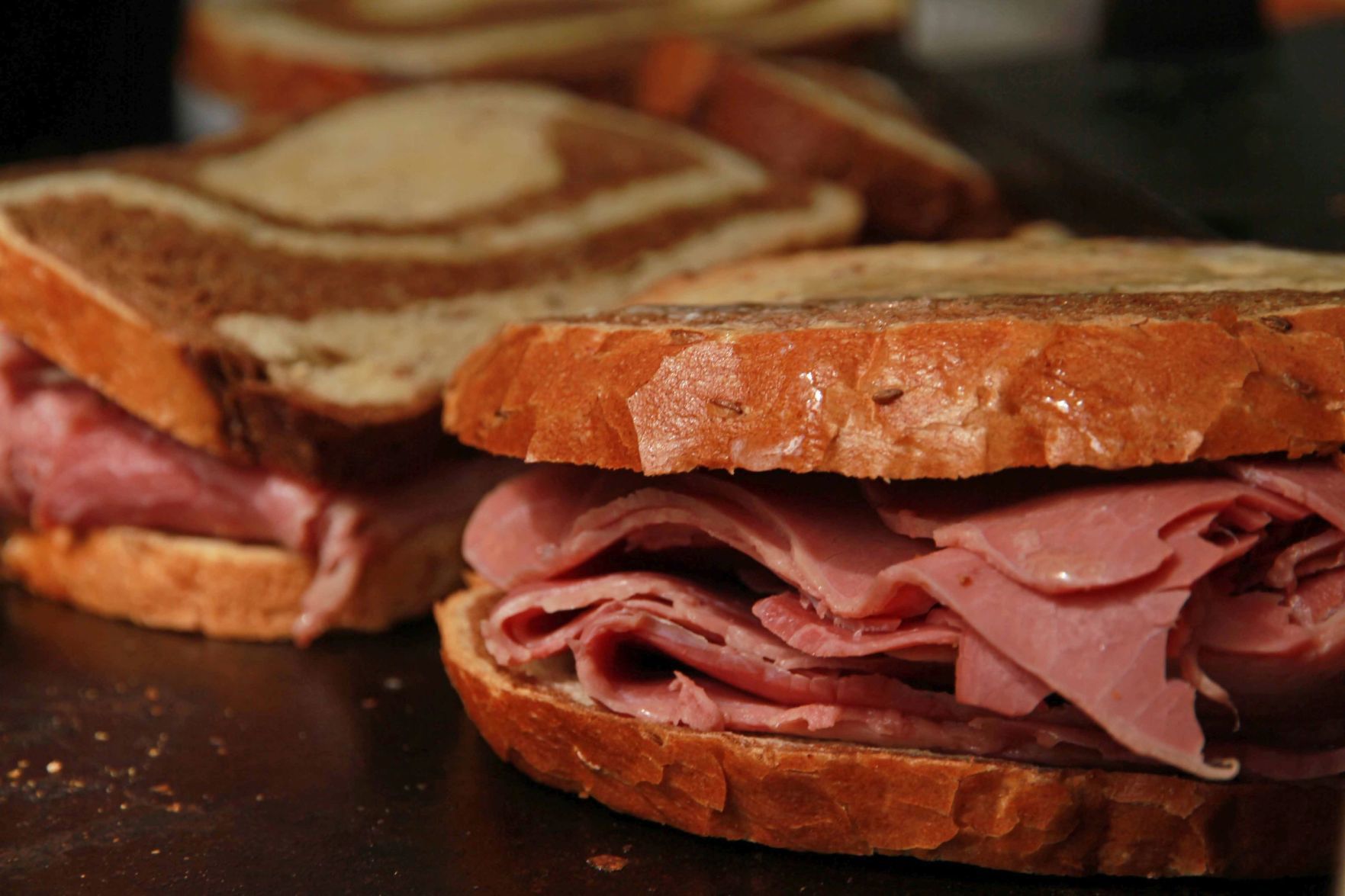 Corned beef sandwiches Lowcountry Nosh